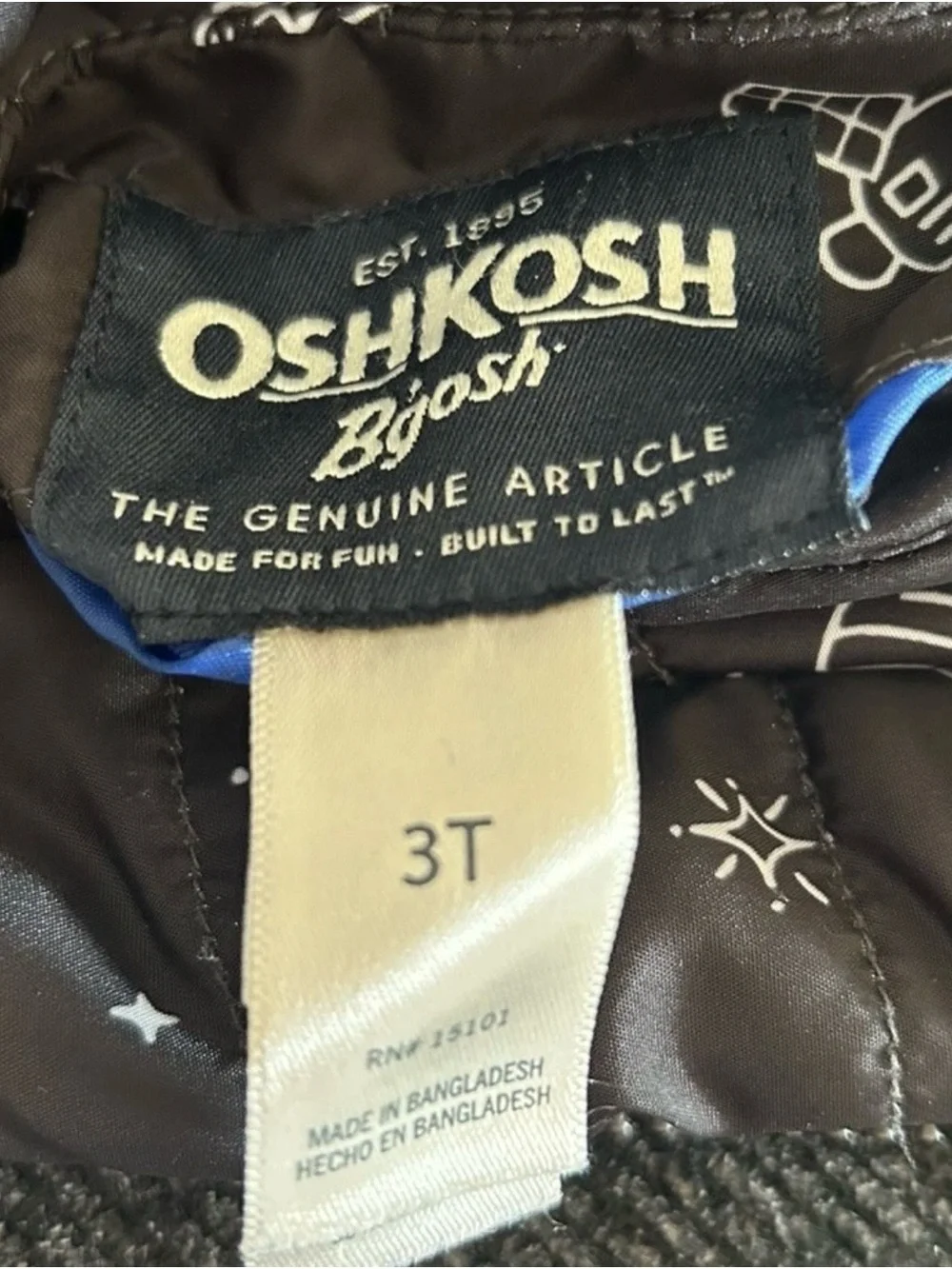 OshKosh Bgosh cozy insulated